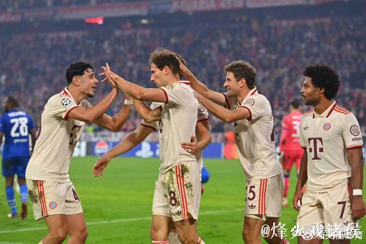 欧冠-凯恩四球狂飙奥利塞两响 拜仁9-2横扫萨格勒布迪纳摩